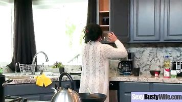 (Ashton Blake) Chesty Esposa Como Duro Estilo Sexo En La Cámara De la película-05
