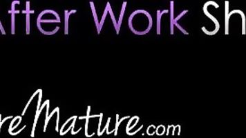 PureMature Chesty ESPOSA Veronica Vain ducha follada y facialed